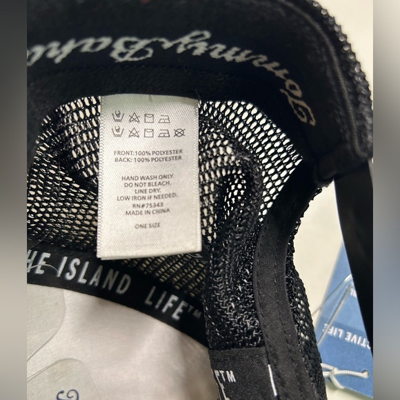 NWT Tommy Bahama hat unisex one size multicolor snap back mesh cap lobster - Picture 6 of 6